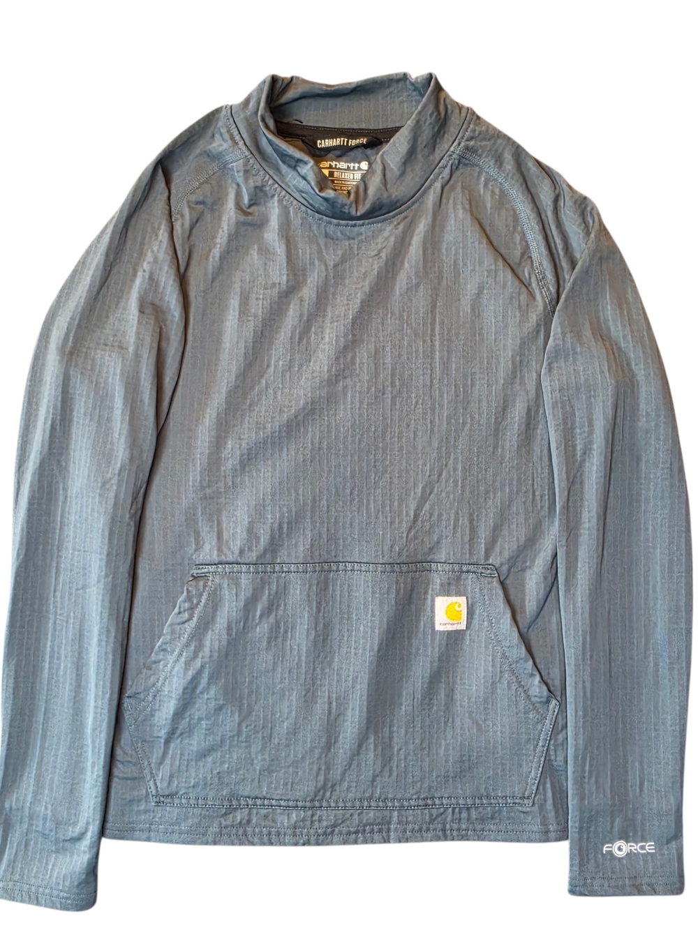 Carhartt Force Womans Medium Green Pullover Shirt Streetwear Outdoor Rugged